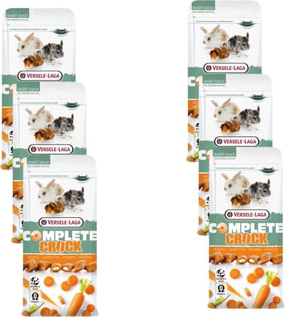 Versele-Laga Complete Crock Carrot - Knaagdiersnack - 6 x Wortel 50 g