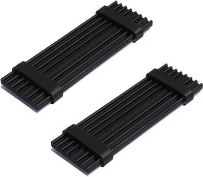 M.2 2280 SSD Koellichaam voor PC en PS5, Aluminium Koelblok met Warmtepad (2 Stuks)