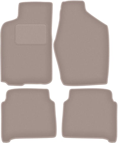 Beige velours matten voor: Toyota Camry V20 II sedan (1986-1991)