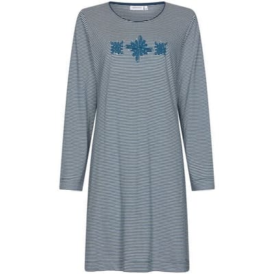 Pastunette - Blue Bloom - Nachthemd - Blauw - Bio Katoen - Maat 36