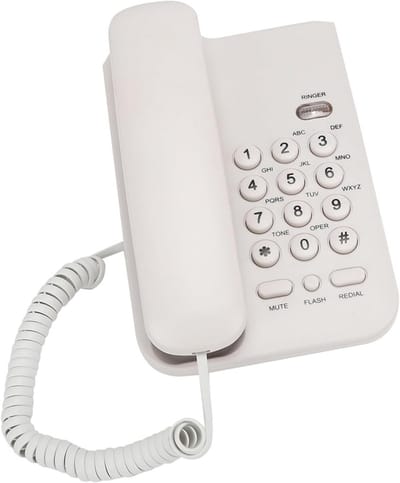 Draagbare telefoon met vaste lijn en ruisonderdrukking voor hotel, huis en kantoor