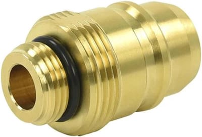 ProPlus LPG nippel - Euroconnector - Spanje en Portugal - messing - 22 mm - goud