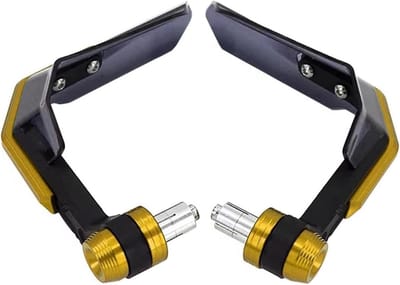 Motorfiets Handkappen - Valbescherming Handvatten - Bescherming Tijdens Rijden - Aluminiumlegering Materiaal - 22MM - Goud