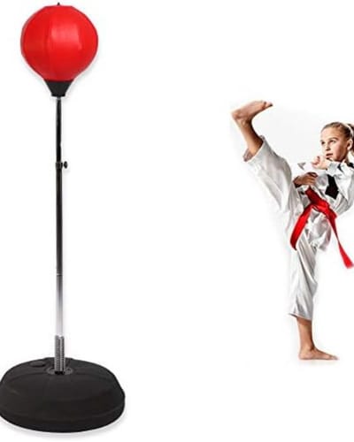 Boksbal Staand - Boxbal Volwassenen - Bokszak - Rood