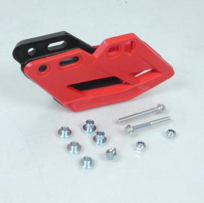 Guide chaîne de transmission rouge Polisport pour moto Honda CRF 450 R 2007-2022