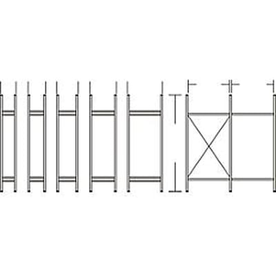 Stellingframe WR 3000, diepte 400 mm