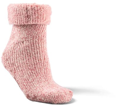 Fellhof antislip huissokken maat 35-38 - roze
