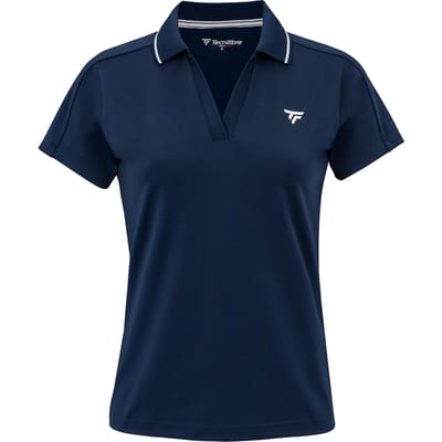 Tecnifibre Team Tech Korte Mouw Poloshirt Blauw XS Vrouw