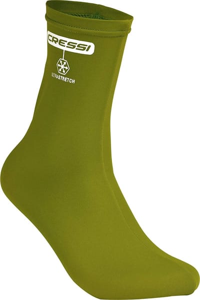 Cressi - Lycra - Duiksokken - Water Socks - Olijf Groen - Maat S/M