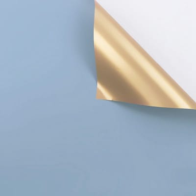 mech-mech Gloss Serie - Floristische Folie - Columbia Blue - Ark - 58x58cm