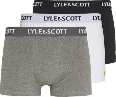 Lyle & Scott Basic Core Trunk Boxershorts Heren (3-pack) - Maat M