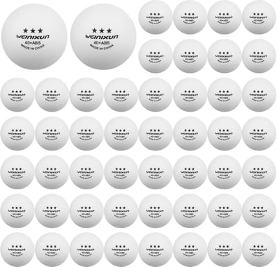 Tafeltennisballen - 3 Sterren Kwaliteit - Officiële Maat 40+ ABS