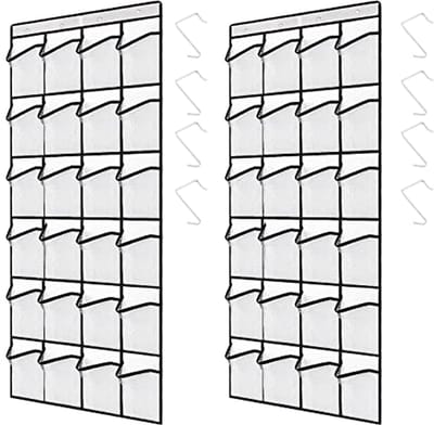 Dailygoods- Schoenenrek Opvouwbaar - Over de Deur Organizer - 48
