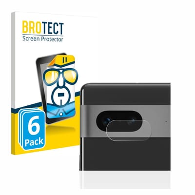 BROTECT - Screenprotector voor Google Pixel 7 (ALLEEN Camera Lens) - Folie Beschermfolie transparant 6 Stuks