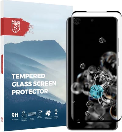 Rosso 9H Tempered Glass Screen Protector Geschikt voor Samsung Galaxy S20 Ultra | Glasplaatje | Beschermlaag | Beschermglas | 9H Hardheid