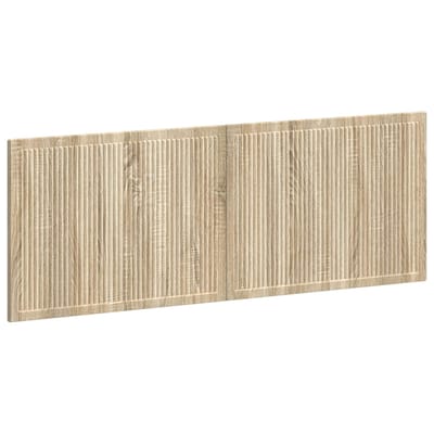 vidaXL - Wandgemonteerd - Hoofdbord - EDE - Sonoma - Eiken - Bewerkt - hout