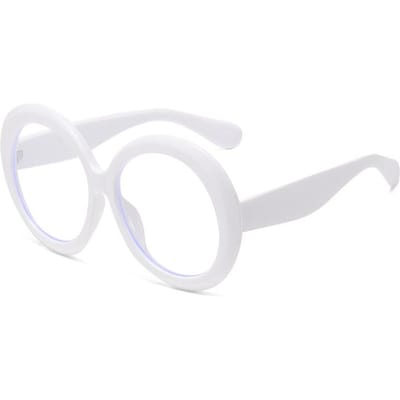 Y2K Grote Vormige Montuur Premium Designer Ronde Zonnebril Voor Vrouwen Voor Mannen Retro Stijl Punk Populair Oversized Vintage Bril UV400
