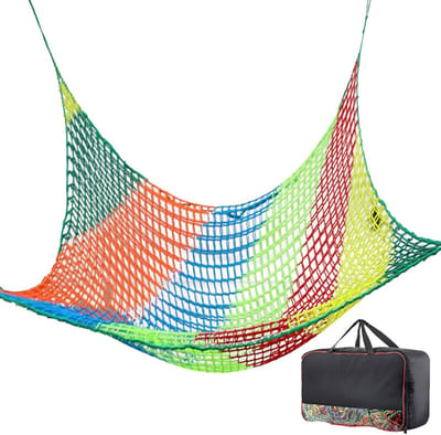 Kinderen Klimnet - Speelnet Veiligheidsnet - Buiten Spelen - Dubbellaags Knooploos - 2 x 3 meter - Meerkleurig