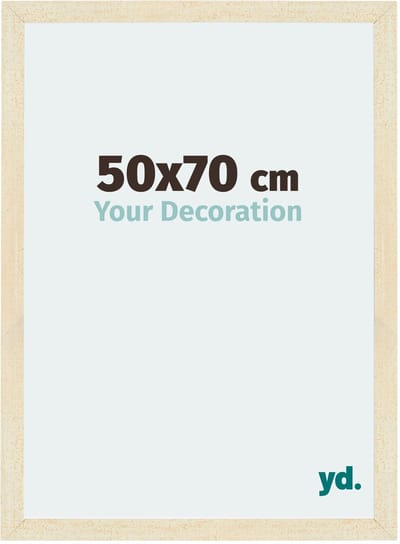 Your Decoration - Puzzellijst 50x70 cm - Zand Geveegd - Puzzellijst 500-1000 stukjes - MDF Fotolijst - Mura