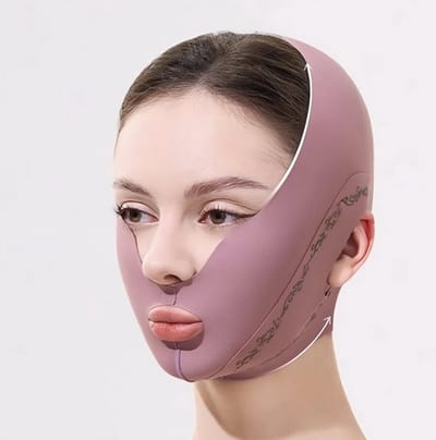 V-Lijn Gezichtsband voor Kinlift en Gezichtsversteviging – Afslankband Tegen Onderkin, Rimpels en Hangwangen – Gezichtsshaper voor V-Shape, Facelift Zonder Operatie en Huidverzorging