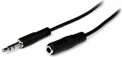 StarTech 2 m slanke 3,5 mm stereo-audioverlengkabel - M/F