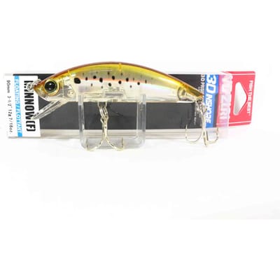 Yo Zuri Duel 3D Inshore Minnow 90 drijvend kunstaas R1212-HPBK (3495) gray