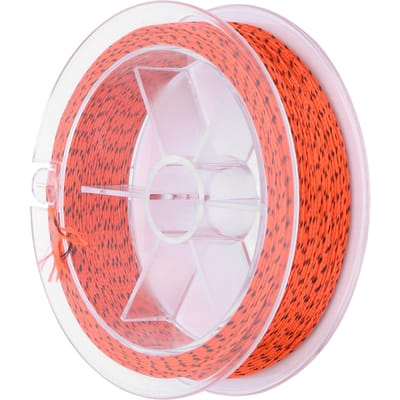 30LB 50m Vliegvissen Polyester Ongewaxt Voorbereidingslijn Spoelvulling Enorme Gevechtslijn VisaccessoiresOranje red
