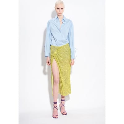 PINKO Cracovia Camicia Popeline Rigato Azure/white Größe: 42 | Blusen Outlet | Damen | Blau