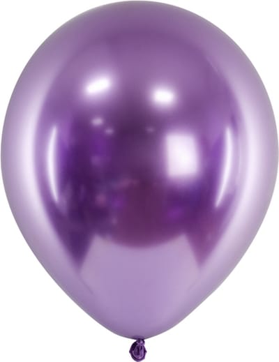 Ballonnen Rosé Goud Glossy Glanzend (10st)