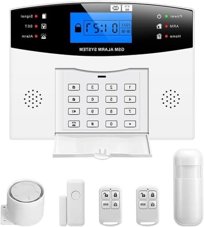 Smart Home Alarm - Draadloos Huisalarm - Diefstal Preventie - App Bediening - 180 mm - Wit