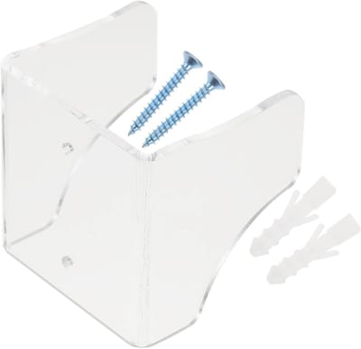 Gitaarhanger Muur - Gitaarsteun Wand - Instrument Presenteren - Schuim Bescherming - 8x7.5x7 cm - Transparant