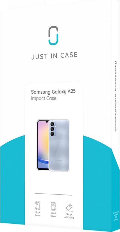 Just in Case hoesje geschikt voor Samsung Galaxy A25 Hoesje - Impact Shockproof Case - Transparant