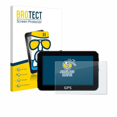 BROTECT - Screenprotector voor Navigatie en GPS met 7 inch Schermen [154.8 mm x 87 mm, 16:9] - Folie Beschermfolie Beschermglas matte