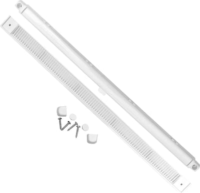 Ventilatierooster Ramen - Luchtventilatie Raam - Condensatie Voorkomen - ASA Materiaal UV Stabiliteit - 409mm Lengte - Wit