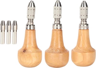 Pin Vise Set - Handgereedschap - Sieraden Maken - Precisie Ontwerp - 3 Stuks - Metaal