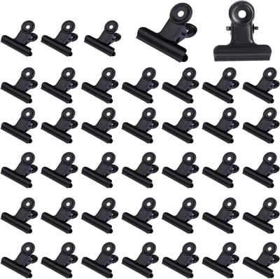Kleine Bulldog Paperclips 22mm - Multifunctionele Metalen Paperclips voor Labels, Tassen, Foto's en Creatief Gebruik in Kantoor en Keuken
