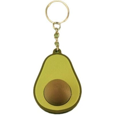 Avocado Klikker Fidget Sleutelhanger Rugzak Bedeltje Sensorisch Stressverlichtende Speeltjes Adhd Angst Idee Cadeaus Voor Tieners Kinderen Jongens Meisjes yellow