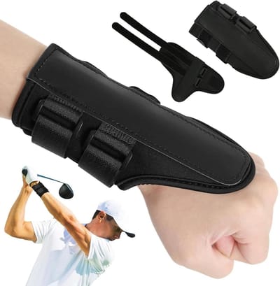 Golf Polsbrace voor Training - Neopreen Polshulpmiddel voor Beginners en Senioren - Verbeter je Golftechniek en Houding met deze Effectieve Oefentool