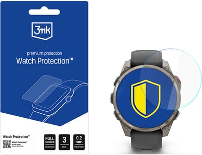 3Mk Horlogebeschermende Flexibele Glasfolie Voor Garmin Fenix ​​8 Pro 47Mm