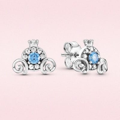 925 Sterling Zilver Muis Oorbel Zilveren Hart Oorbel Geliefden Muis Oorbel Pompoen Auto Oorbel Zilveren Dames Sieraden Cadeau white