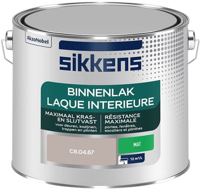 Sikkens - Binnenlak Mat - C8.04.67 - Mengverf - 2,5 L