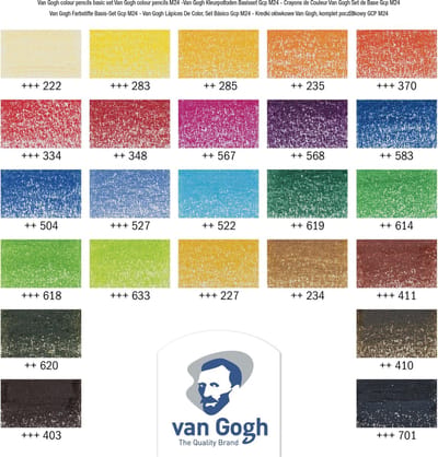 van Gogh Kleurpotloden basisset GCP M24