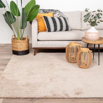 NATURL. Wasbaar vloerkleed - Clean Beige - 120x170cm