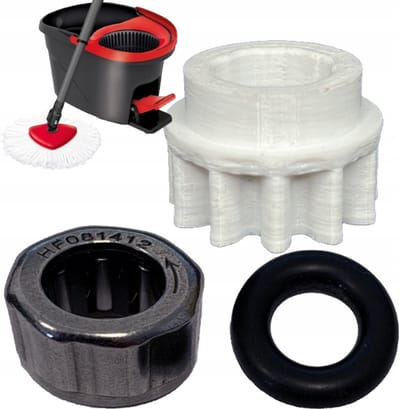Reparatieset Vileda mop: Tandwiel, Lager, O-ring