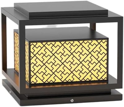 Tuinpaalverlichting Solar - Wandlamp Buiten - Buiten Verlichten - Roestvrij Staal - 22 cm Hoog - Antraciet