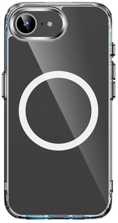 Hoesje geschikt voor iPhone 16e (2025) transparant- Geschikt voor Magsafe - Magnetische Shock Proof Case
