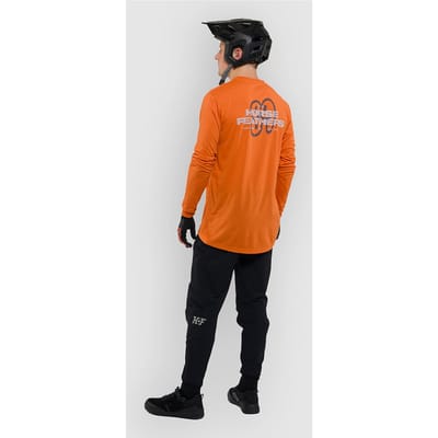 Horsefeathers Fury Ls Fietsshirt (verbrand oranje) - S