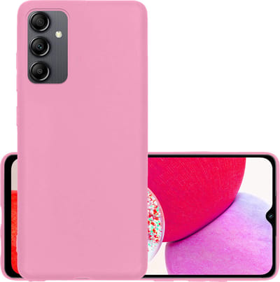 Hoesje - Geschikt voor Samsung Galaxy A14 - Sterk & Shockproof - Hoes Cover - Siliconen Case - Roze