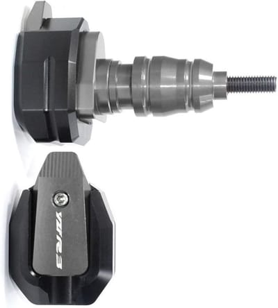 Frame Sliders Motor - Valbescherming Motorfiets - Bescherming Motor - Kuip Beschermer - Set van 2 - Titanium