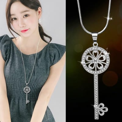 Statement Maxi Fashion Lange Kettingen & Hangers Voor Vrouwen Mode Geometrische Ketting Sieraden Collier Femme Kraag Accessoires gray